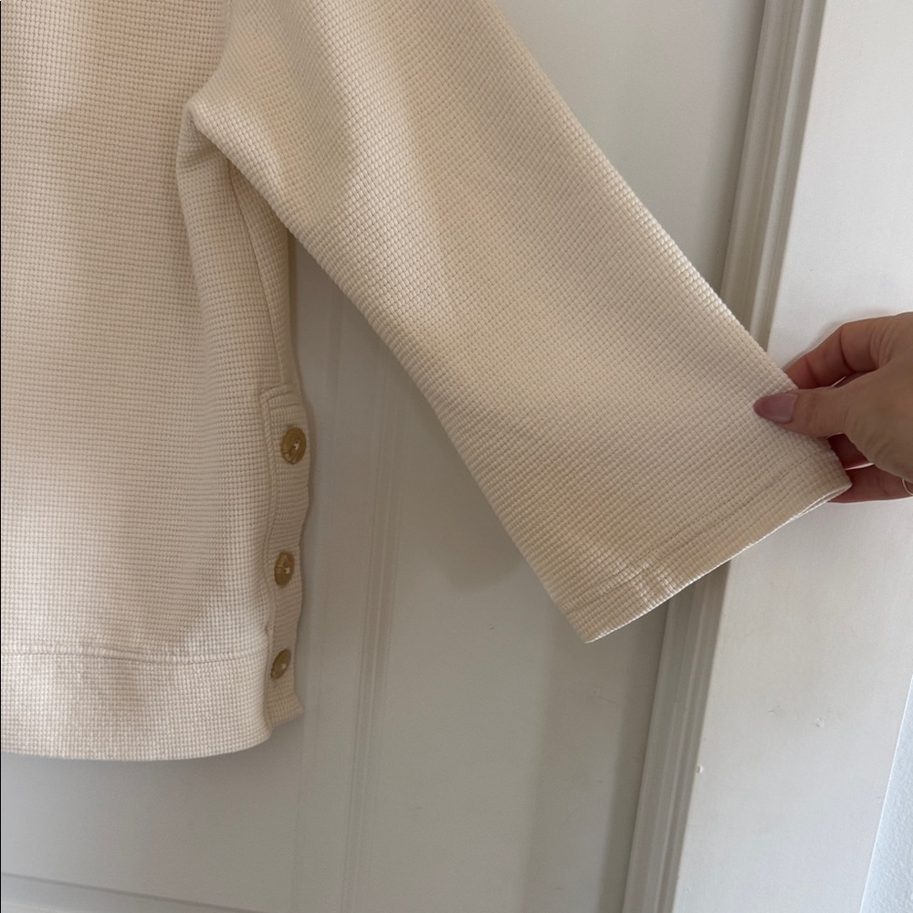 Westbound Cream V-Neck Sweater - Picture 4 of 6